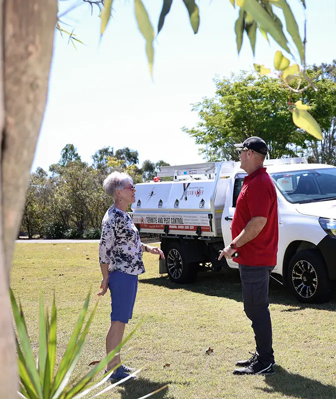 Xtermin8er customer with John Metcalf